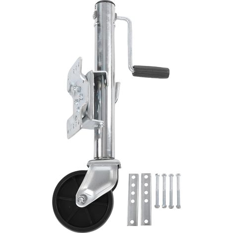 Cric de remorque de bateau pivotant de 1000 lb, avec poignée ergonomique à roue unique, langue de levage de 264mm pour camping-car, bateaux, remorques à chevaux utilitaires (1/5)