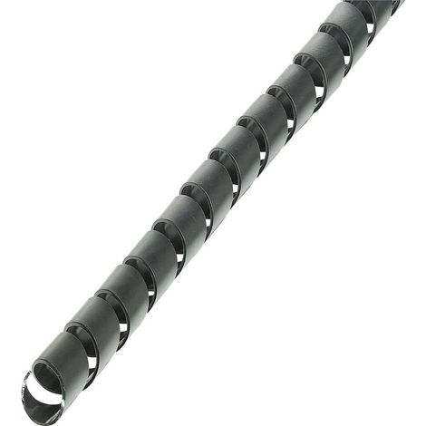 Phoenix Contact – Gaine spirale électrique 3241120 15 à 80 mm – Polyéthylène noir – Longueur 20 m pour gestion câbles haute fréquence - HF 80 BK