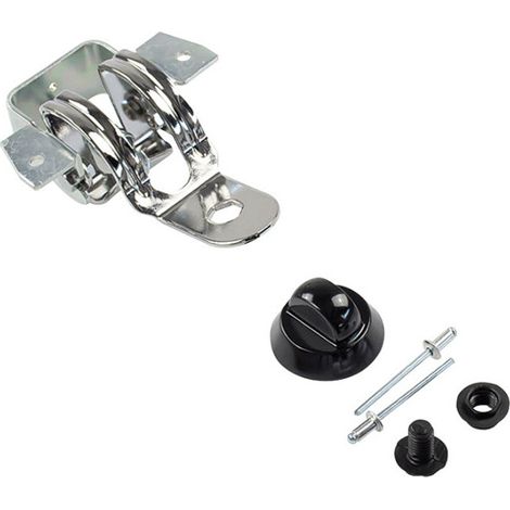 CHARNIERE COUVERCLE AVEC VIS DE FIXATION POUR REFRIGERATEUR DOMETIC - 105310192 (1/2)