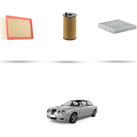 Kit tagliando 3 filtri compatibile con Jaguar S-Type (X200) 2.7 V6 152kw dal 2004 (1/5)