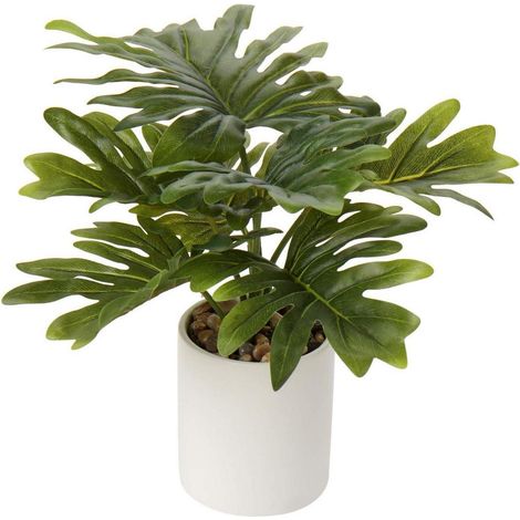 Künstliche Monstera Kunstpflanze Tropische Zimmerpflanze im Topf (1/5)