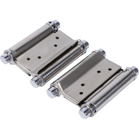 Paar Doppelwirkungs-Federbänder (7,6 cm) für Saloon-, Café- und Schwingtüren, robuste Ausführung, für den Innenbereich. (1/5)