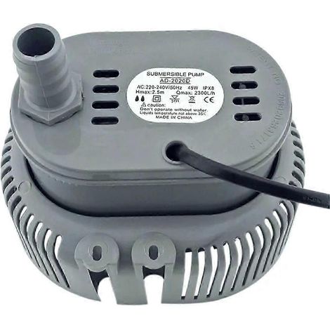 Pompe à eau dédiée pour climatiseur écologique 220 V, pompe de vidange pour refroidisseur d'air industriel par évaporation 45 W (réf. szsh02) (1/5)