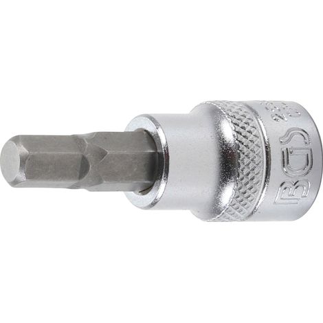 Punta de vaso  entrada 10 mm (3/8")  hexágono interior 7 mm