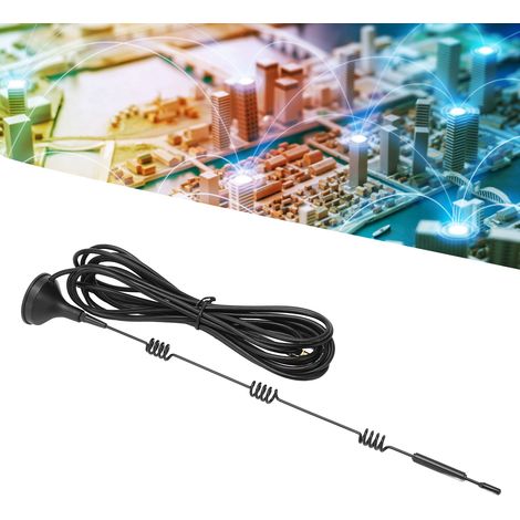 Antenne XP-5G-010 5G à triple filetage avec vibreur, antenne à ventouse 5G à bande complète et gain élevé de 15 dBi, antenne à ventouse 5G ultra-large bande de petite taille adaptée aux équipements de (1/5)