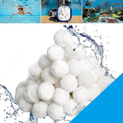 500g - Billes De Filtre De Piscine Pour Piscine De Surface Rutilisables Billes De Filtre (1/4)