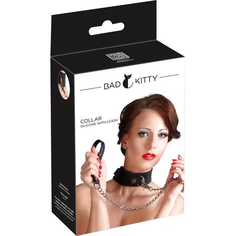 Bad Kitty - Collar de silicona negro (1/5)