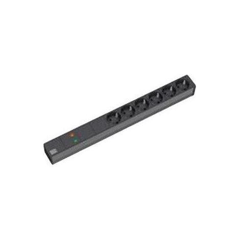 Bachmann Regleta 19 pulgadas negra 6 tomas 16A