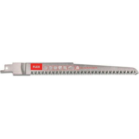2 x Lame de scie sabre pour bois L230 mm - Flex