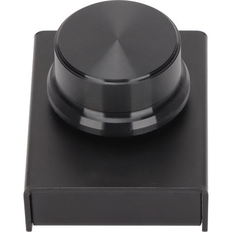Contrôle du volume USB avec fonction muet, câble de 2 m, boîtier métallique noir, bouton de volume pour ordinateur (compatible Windows).