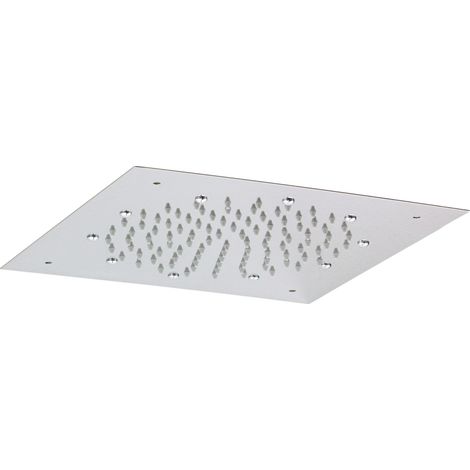 Rociador de ducha empotrable de techo 30 x 30 cm en color cromo Pollini Acqua Design MARTE SD4960303CR Cromo