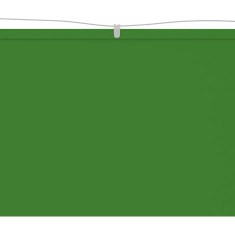 Auvent Marquise vertical, Store Banne pour Jardin Balcon Terrasse, Vert clair 60x420 cm Tissu oxford OIB1120E
