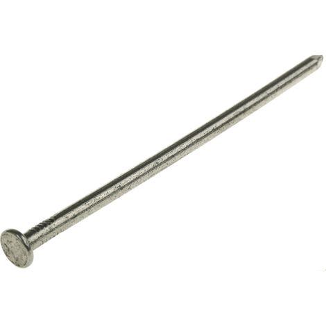 Rs Pro – Clous à tête ronde 150mm – Acier brillant – Sachet de 500g – Pour cloueur à air comprimé – Tête plate pour fixation précise (1/2)