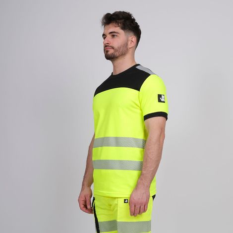 SUNNY TSHIRT M. COURTES HAUTE VISIBILITÉ 1074 Jaune fluo 3XL (1/5)