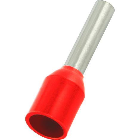 Embout de câblage RS PRO, 1.5mm², Rouge, longueur 8mm