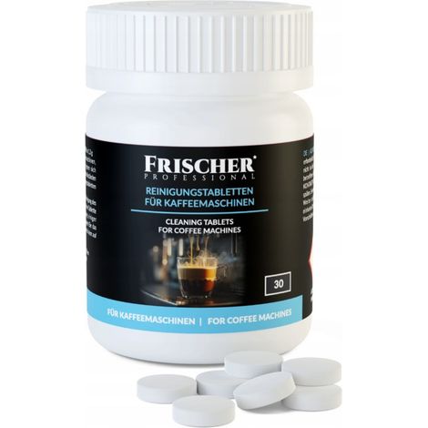 Fresh 30 pastillas de limpieza para cafeteras automáticas y cafeteras  Pastillas de limpieza para Krups, Melitta, Siemens, EQ Series, Sage, Philips, Saeco, Jura, Bosch, Delonghi, Miele, WMF y UVM