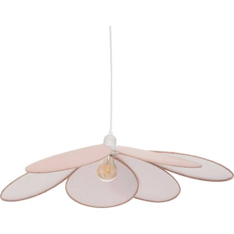 Lampada a sospensione a petali, diametro 72 cm, rosa - Atmosphera créateur d'intérieur