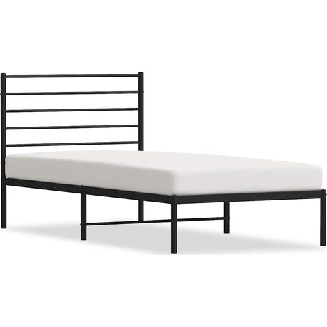 Maison Exclusive - Estructura cama sin colchón con cabecero metal (1/5)