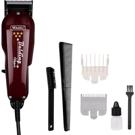 Tondeuse à cheveux Wahl pour cheveux clairsemés, série 5 étoiles, pour cheveux dégarnis et clairsemés, avec fil et prise britannique. (1/5)