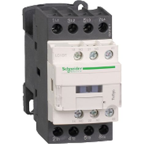 Contactores CONT 40A 4 polos 24V 50/60Hz con 1NA/1NC para control eléctrico.