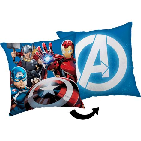 Disney - Coussin carré en polaire "Avengers" - Multicolore - 35 x 35 cm - Livraison gratuite