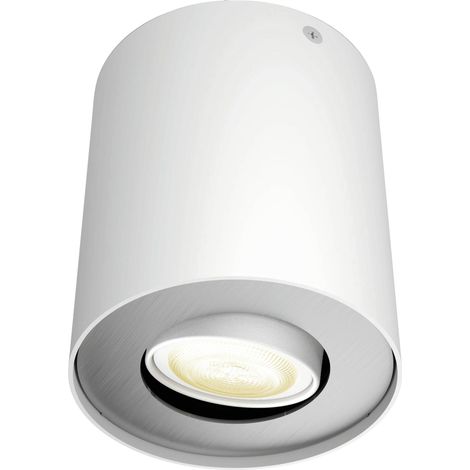 Spot de plafond LED Philips Lighting Hue White Amb. Pillar Spot 1 flg. weiß 350lm inkl. Dimmschalter 871951433848700 GU (1/5)