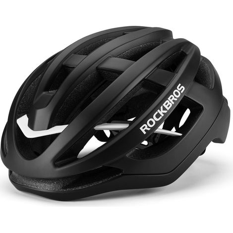 Casco protector para bicicleta HC-58BK-L, 58-61 cm - Negro y gris (1/2)