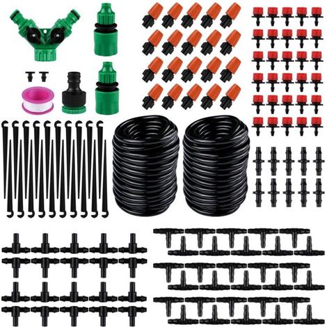 Systeme D Irrigation Goutte A Goutte - Kit Micro Irrigation Automatique Pour Jardin - Tuyau 30 M - 149 Pieces (1/5)