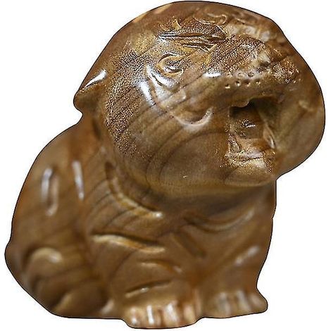 1 ornement en bois en forme de tigre pour animal de compagnie (1/3)