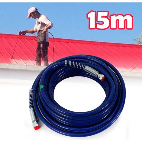 1/4" appareil de peinture par pulvérisation Airless flexible 15m flexible haute pression (1/5)