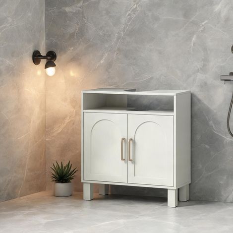 Meuble de salle de bain en melamina de Madera 60 x 30 x 63 cm (1/5)