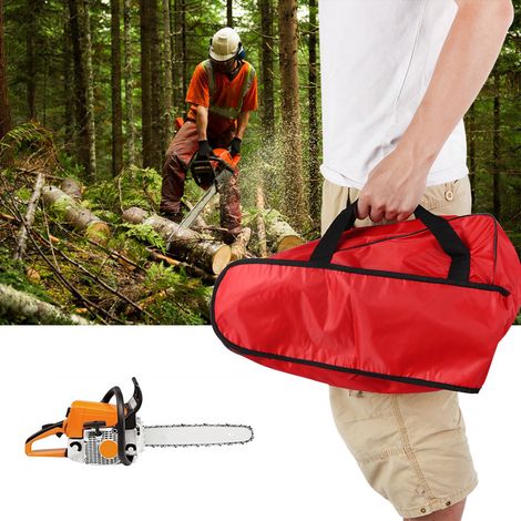 Sac de transport et de rangement portable en tissu Oxford pour tronçonneuse de 12, 14 et 16 pouces (1/5)