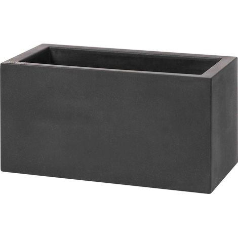Vaso 80x40x40 cm in Resina Schio Cassa Maxi Antracite
