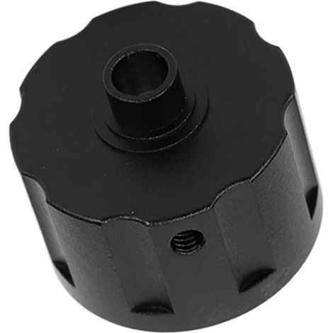 Boîtier de différentiel en alliage d'aluminium pour voiture radiocommandée HoBao VS 87004 1/8 (noir) (1/5)