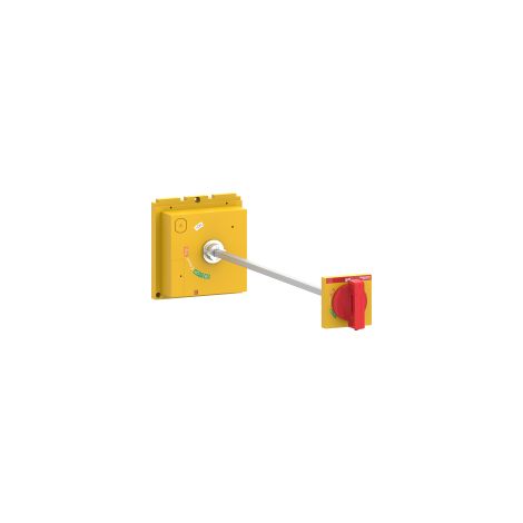 ComPacT NSX - cde rotative prolongée poignée rouge et plastron jaune pr NSX630 - LV432600T