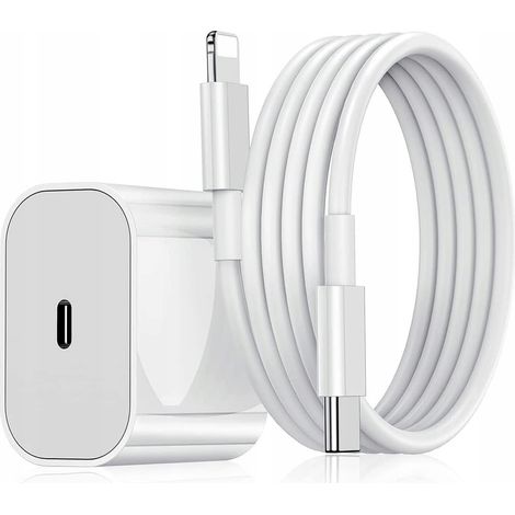 20-W-PD-Wandladegerät-Set + iPhone Lightning-Kabel 200 cm Koanni