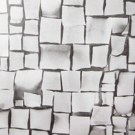 Papier adhésif Mosaic Grey Aspect Pierre Gris 67,5 cm x 1,5 m Épaisseur 95μ Film Autocollant pour Meuble et Cuisine Film décoratif Papier Peint PVC sans phtalates Fabriqué en UE (1/4)