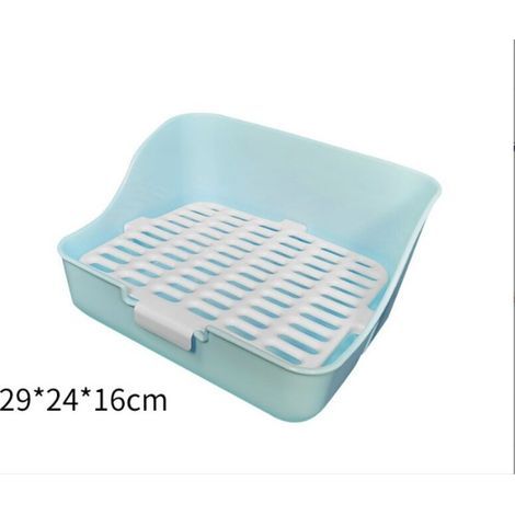 Boîte À Litière De Lapin Facile À Nettoyer, Pour Apprendre À Utiliser La Toilette, Pour Petits Animaux/Lapins/Cochons D'Inde/Furets (1/3)