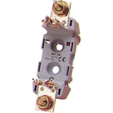 Portafusibile per fusibili NH 00, unipolare, 690V 160A, fissaggio su guida DIN o a vite, tipo PNH00-DIN - Wimex 5550175
