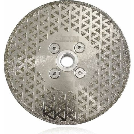 GROOFOO Disque Diamant 125mm Lame de Scie électroplaqué Double Face pour Coupe et Meulage Pierre Granit Marbre Tuile (1/5)