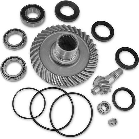 Rear differential crown and gear kit + bearing for Fourtrax 4x4 (127447trx300fw).