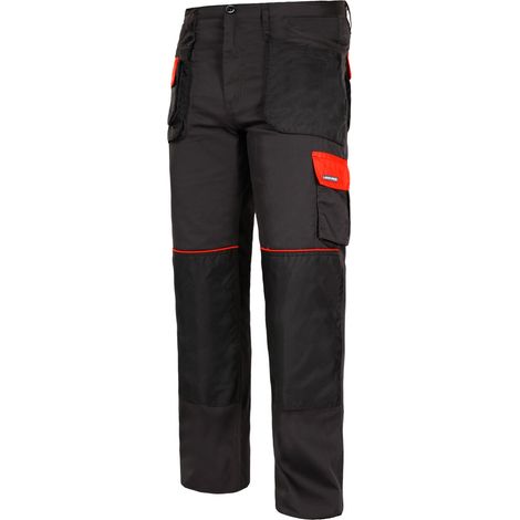 Pantalones grafito-naranja, 190 g/m², "2L (54)", CE, lahti
