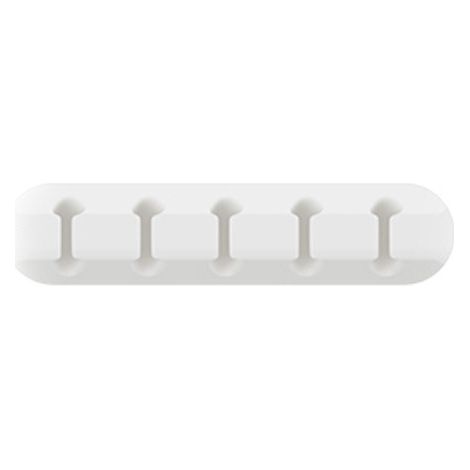 Clips et attache-câbles murales Clips Câble Organisateur Bureau, Lot de 3 Support de Câble, Organisateur de Cordon (5 trous) (1/5)