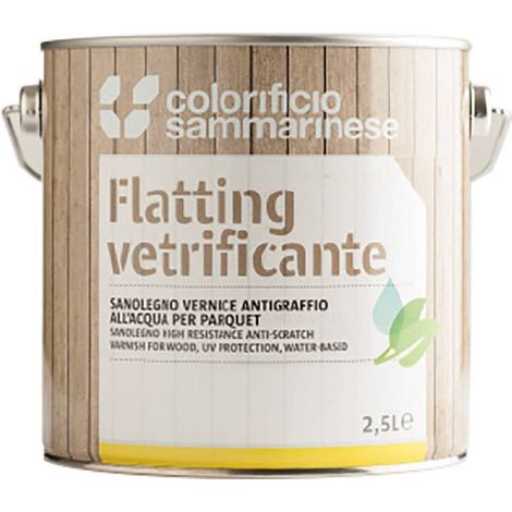 FLATTING ALL'ACQUA 'SANOLEGNO' Lt. 0,750 - trasparente satinata