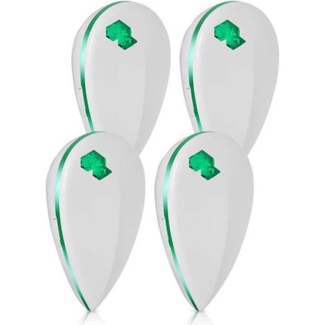 MARSEE Répulsif Ultrasons Anti Moustique 4 Paquets Répulsif Ultrasons Anti Insectes Électronique Anti Moustique Interieur (1/4)