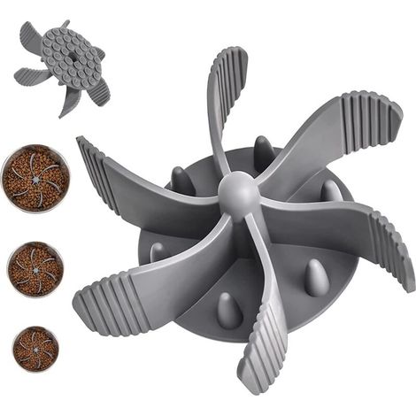 Gamelle pour chien à alimentation lente, insert pour bol pour chien, insert pour bol à alimentation lente, compatible avec les bols pour chiens réguliers et surélevés. (1/5)