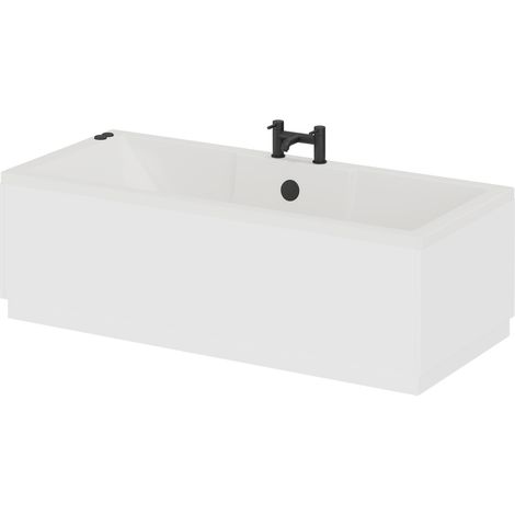 Legend 1600mm x 700mm Right Hand 6 Jet Matt Black V-Tec Single Ended Whirlpool Bath (1/5)