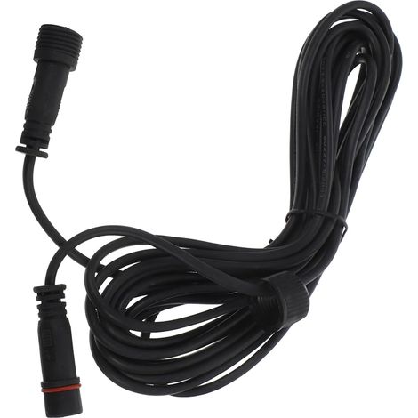 Rallonge Câble Panneau Solaire, Rallonge Électrique Intérieure et Cordon D’alimentation Extérieur, Pvc Cuivre, Double Cœur, Étanche, pour Lampes Solaires Extérieures (1/5)