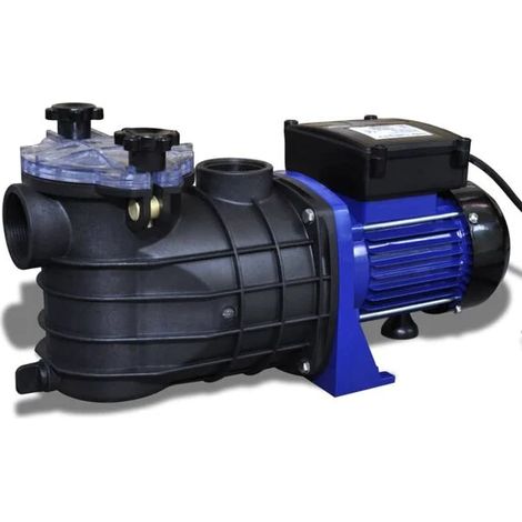 Pompe électrique de piscine 500 W, bleue (1/5)