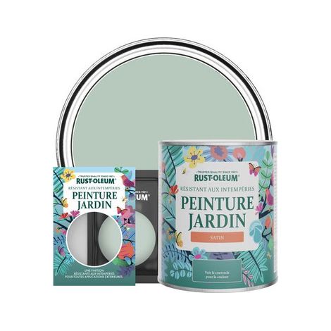 Peinture Jardin, Finition Satinée - Vert d'Eau (1/3)